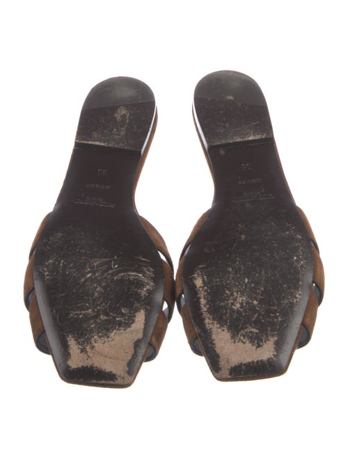 Saint Laurent Suede Slides
