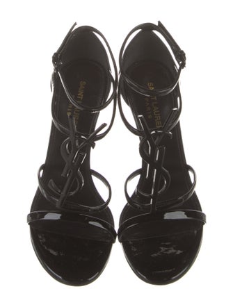 Saint Laurent Patent Leather T-Strap Pumps