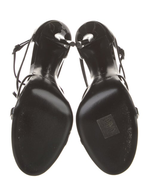 Saint Laurent Patent Leather T-Strap Pumps