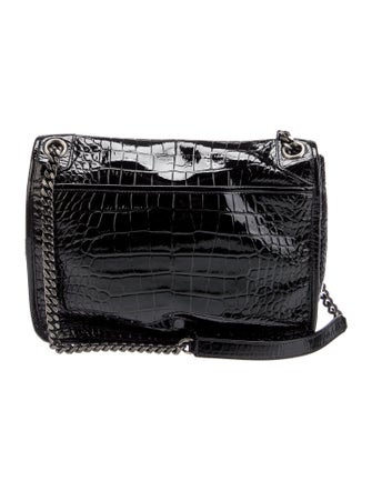 Saint Laurent Embossed Leather Niki