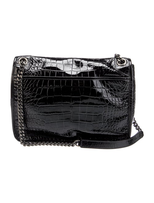 Saint Laurent Embossed Leather Niki