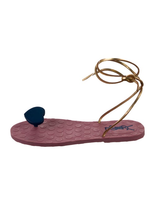 Saint Laurent Rubber Sandals