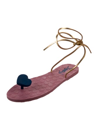 Saint Laurent Rubber Sandals