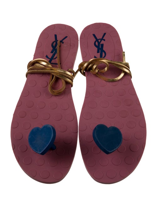 Saint Laurent Rubber Sandals