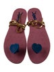 Saint Laurent Rubber Sandals