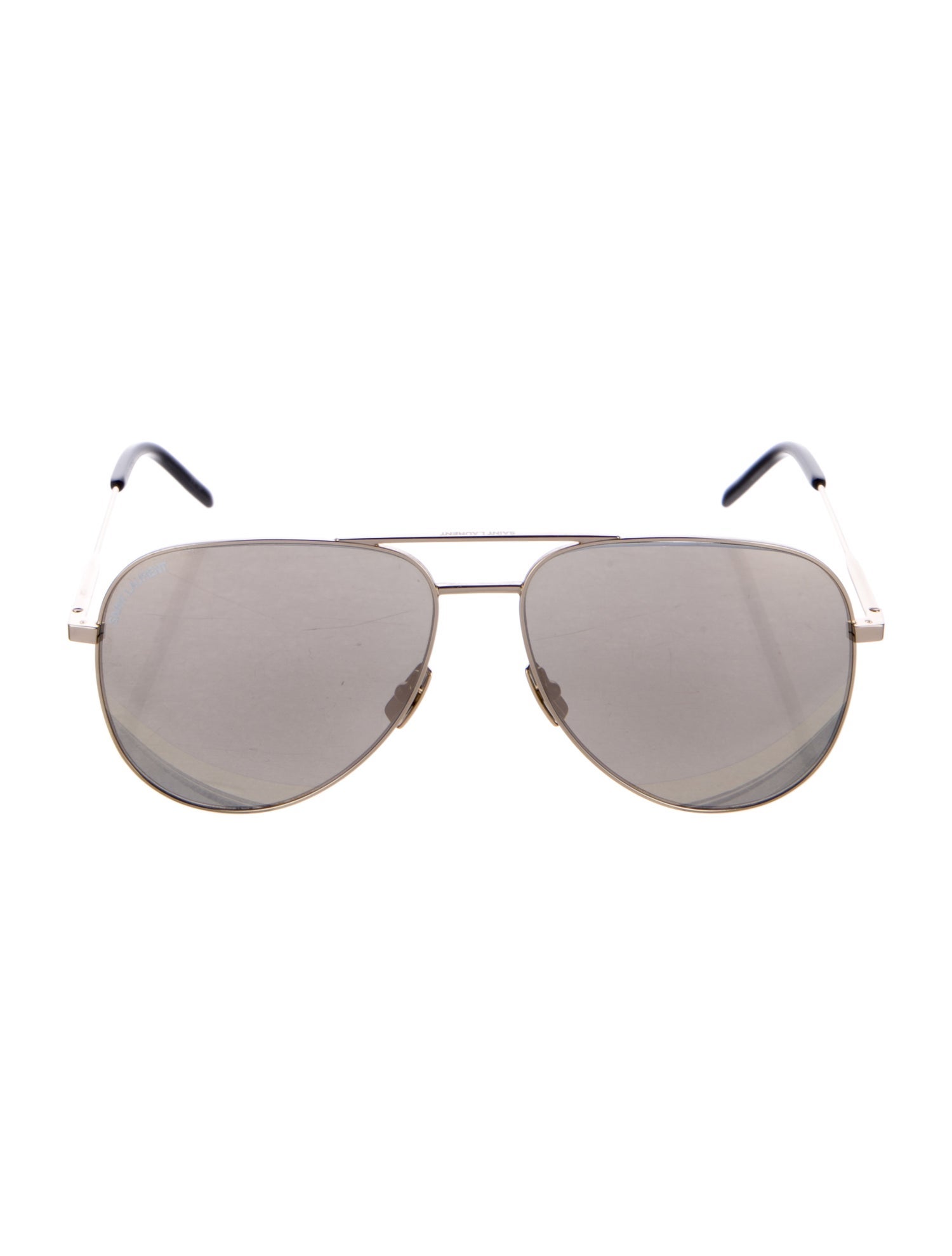 Saint Laurent Classic 11 Folk Aviator Sunglasses