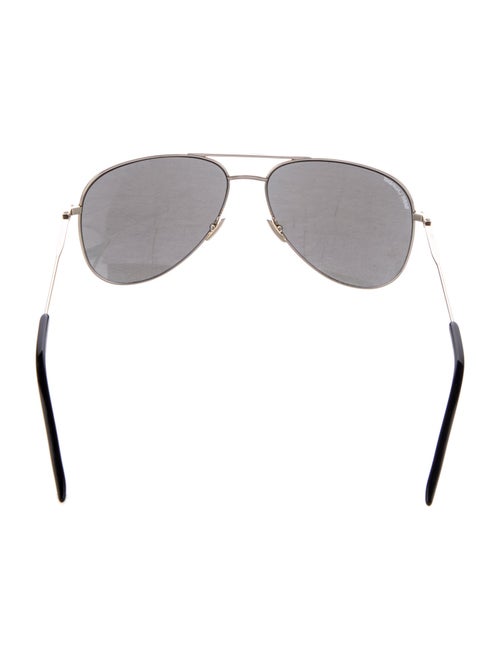 Saint Laurent Classic 11 Folk Aviator Sunglasses