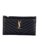 Saint Laurent 2021 Monogramme Grain de Poudre Bill Pouch Wallet