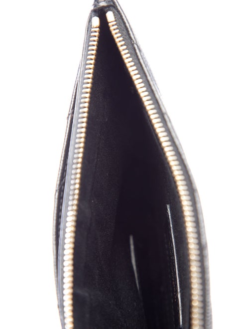 Saint Laurent 2021 Monogramme Grain de Poudre Bill Pouch Wallet