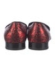 Saint Laurent Glitter Animal Print Loafers