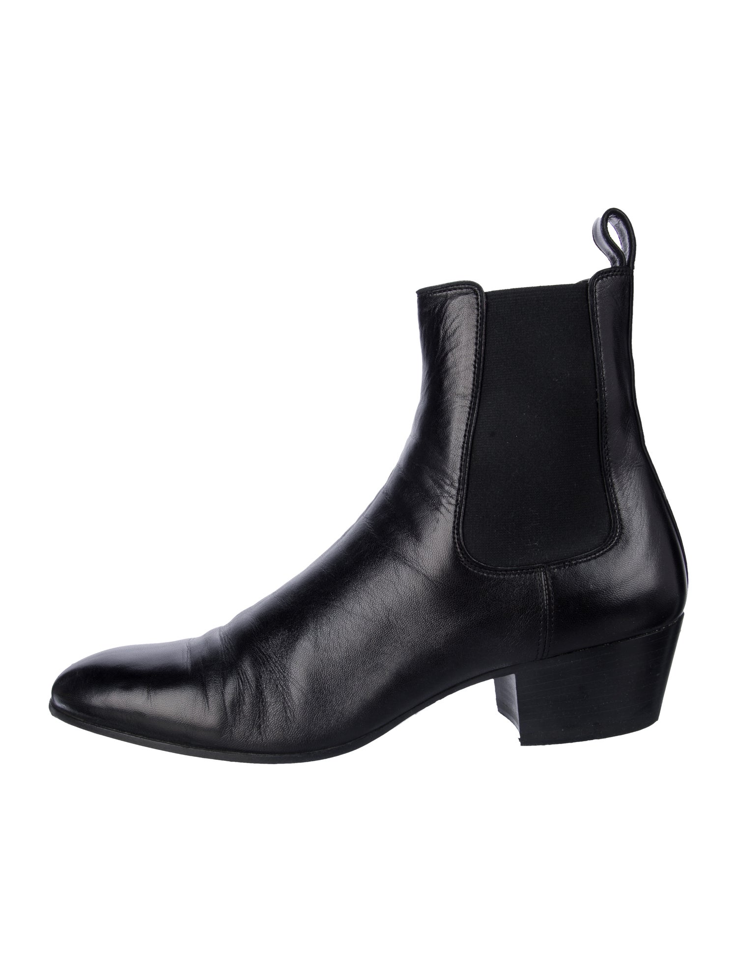 Saint Laurent Leather Chelsea Boots