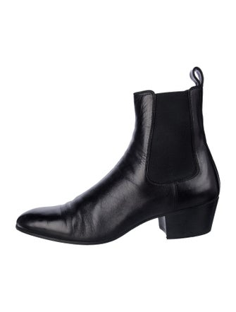 Saint Laurent Leather Chelsea Boots