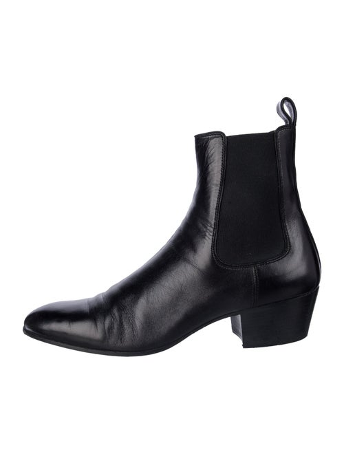 Saint Laurent Leather Chelsea Boots