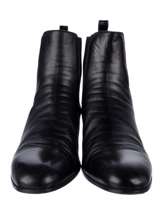Saint Laurent Leather Chelsea Boots