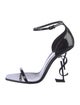 Saint Laurent Patent Leather Sandals