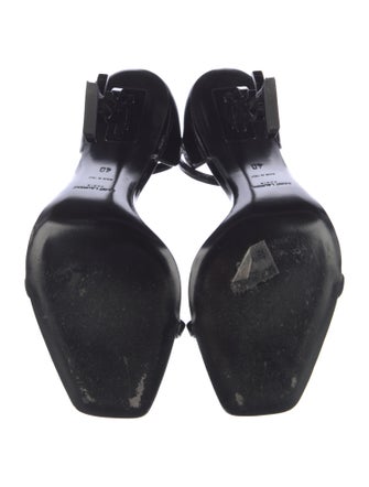 Saint Laurent Patent Leather Sandals