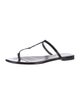 Saint Laurent Patent Leather Flip Flops