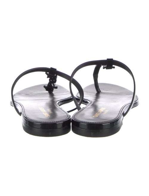 Saint Laurent Patent Leather Flip Flops