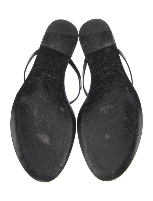 Saint Laurent Patent Leather Flip Flops