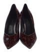 Saint Laurent Patent Leather Animal Print Pumps