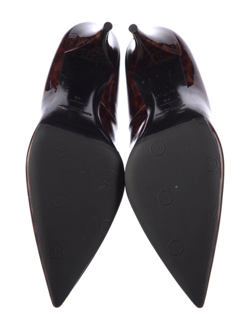 Saint Laurent Patent Leather Animal Print Pumps