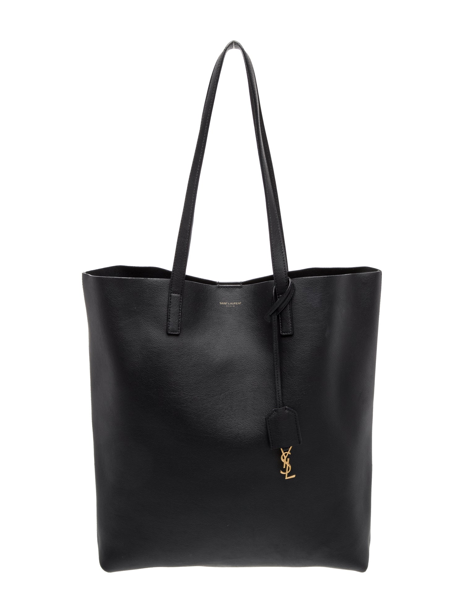Saint Laurent Leather Bucket Bag North South