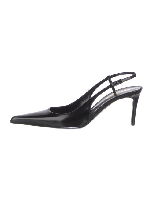 Saint Laurent Patent Leather Slingback Pumps