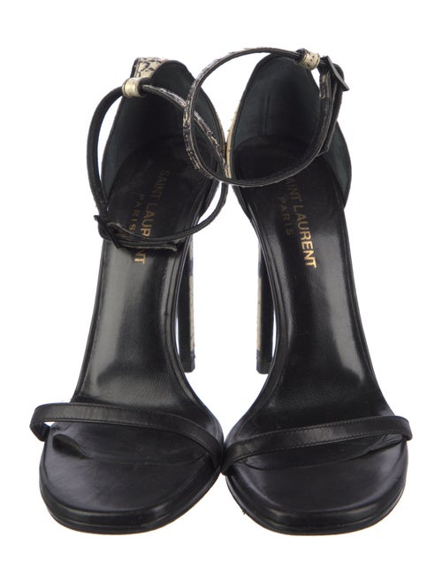 Saint Laurent Snakeskin Sandals