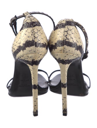 Saint Laurent Snakeskin Sandals