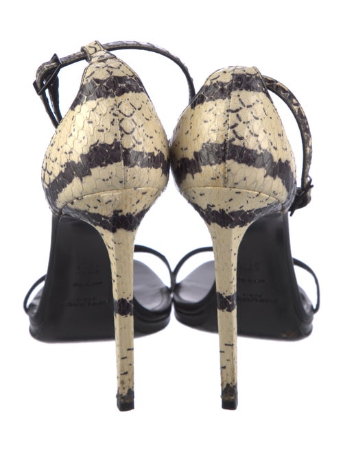 Saint Laurent Snakeskin Sandals