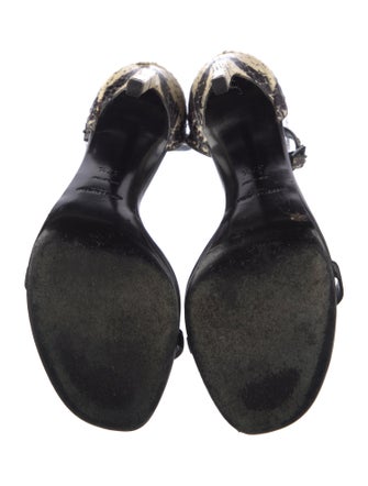 Saint Laurent Snakeskin Sandals