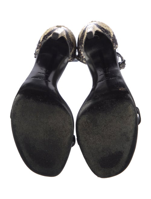 Saint Laurent Snakeskin Sandals