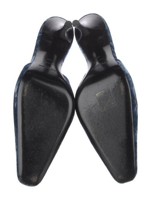 Saint Laurent Velvet Slingback Pumps