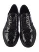 Saint Laurent Patent Leather Lasercut Accents Oxfords