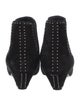 Saint Laurent Suede Studded Accents Boots