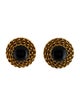Saint Laurent Resin Cabochon Clip-On Earrings