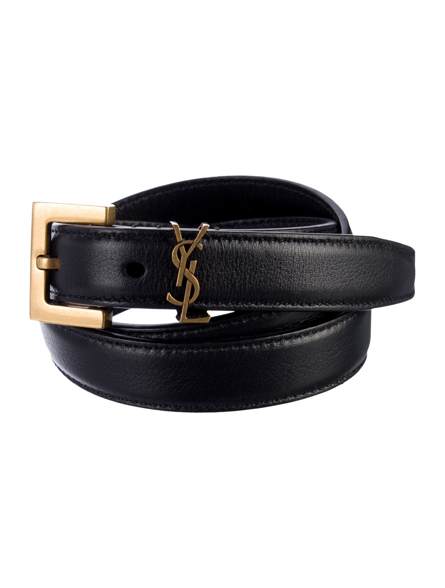 Saint Laurent 2022 Cassandre Thin Belt Belt