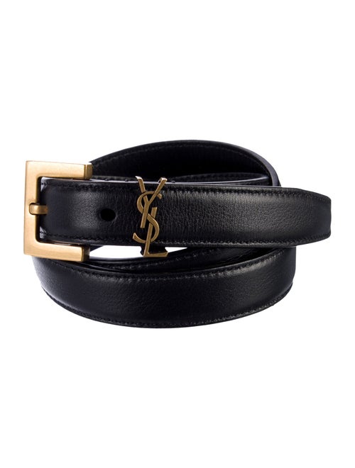 Saint Laurent 2022 Cassandre Thin Belt Belt
