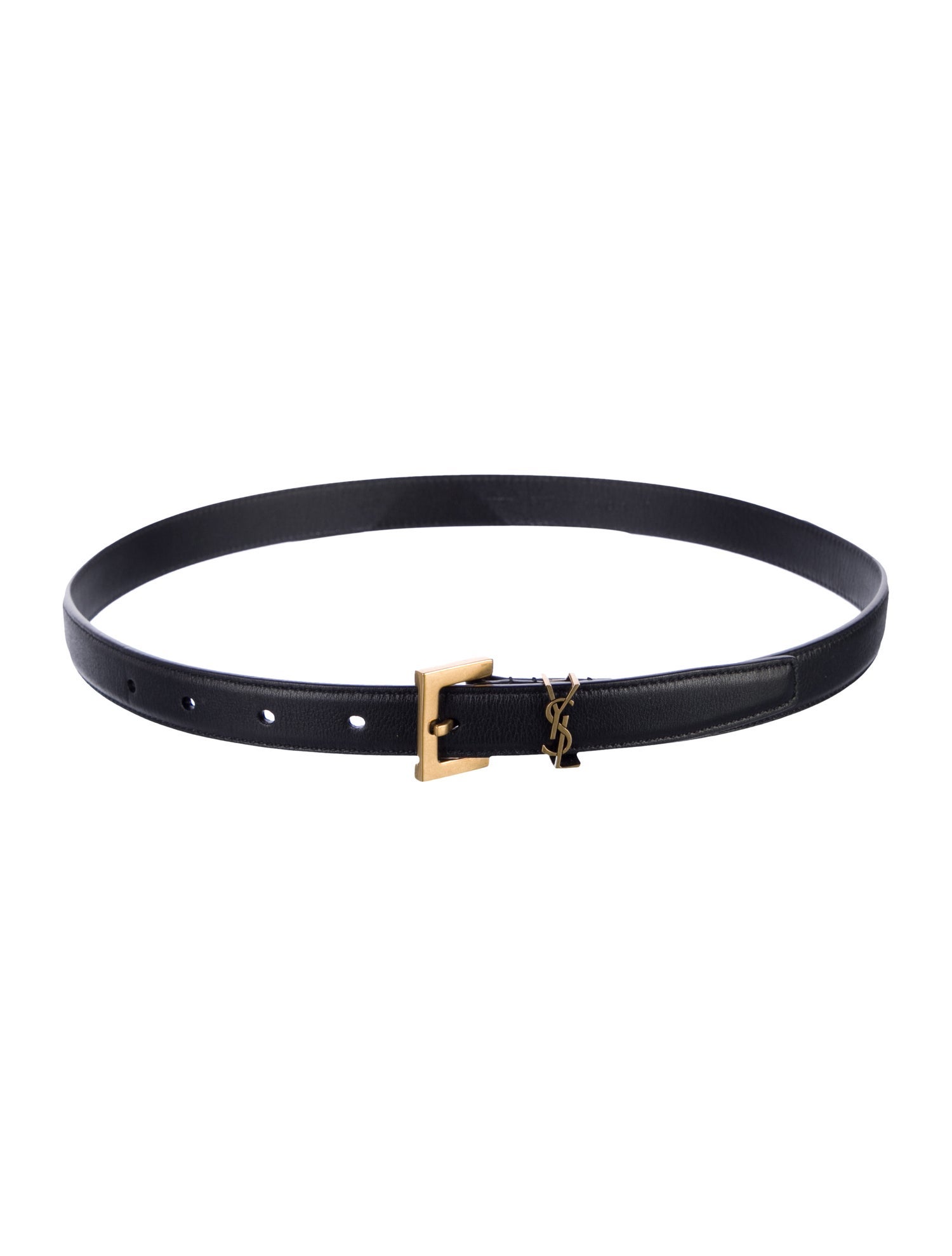 Saint Laurent 2022 Cassandre Thin Belt Belt