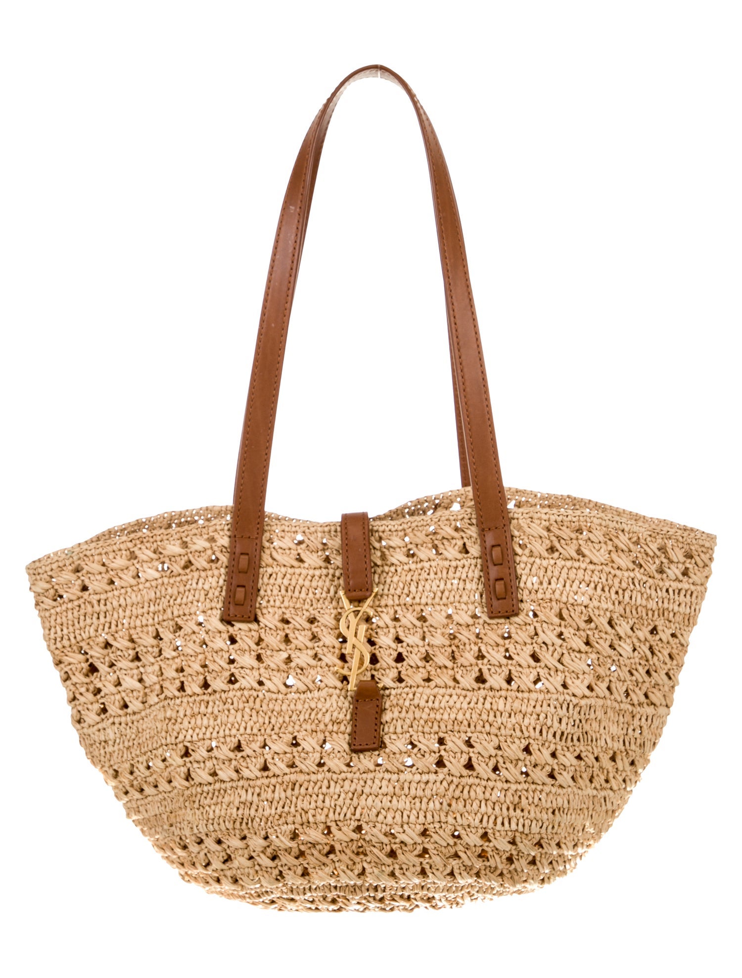 Saint Laurent Raffia Panier 2023