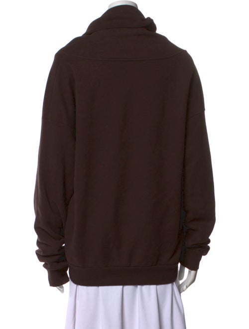 Saint Laurent Cowl Neck Long Sleeve Sweatshirt