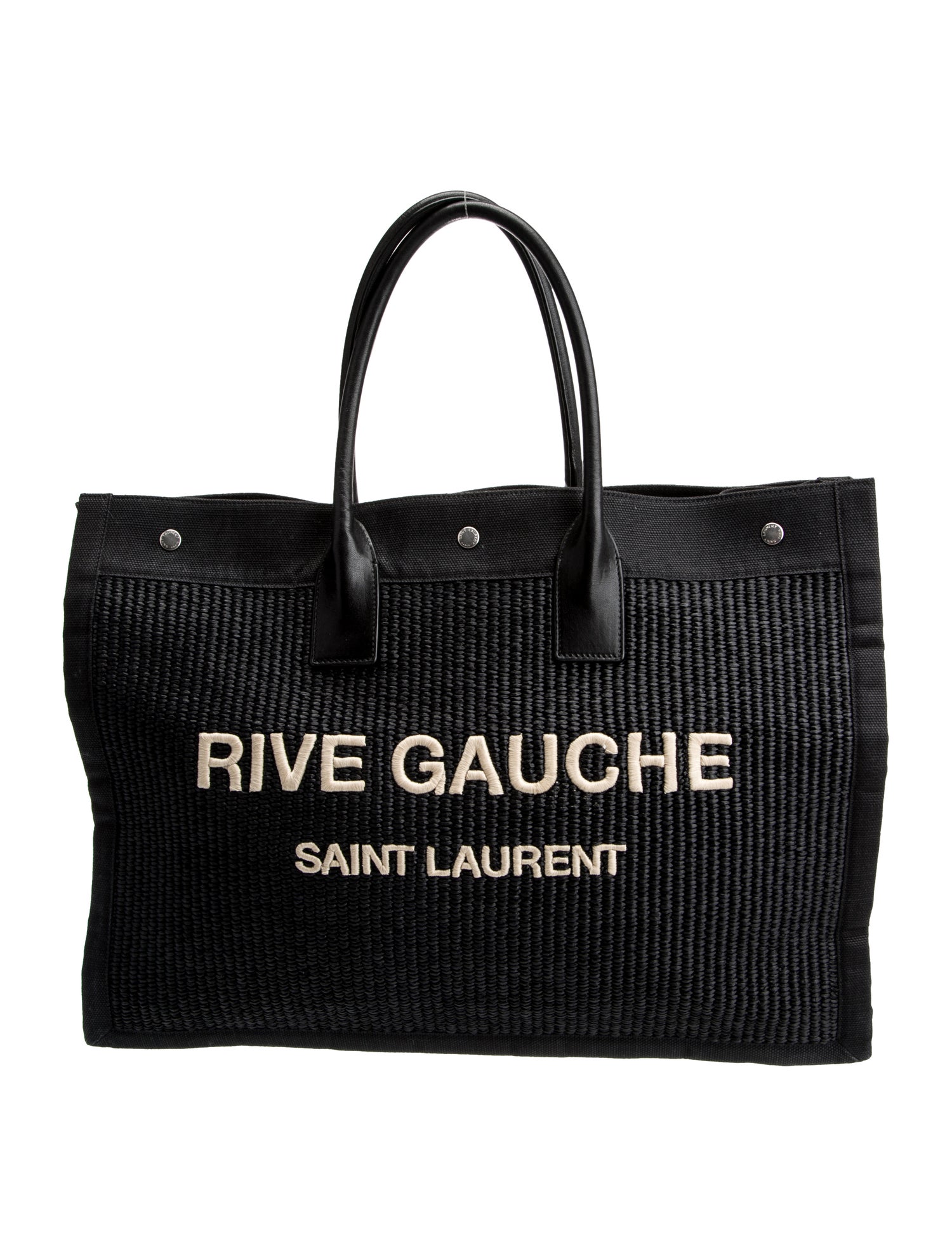 Saint Laurent Raffia Rive Gauche