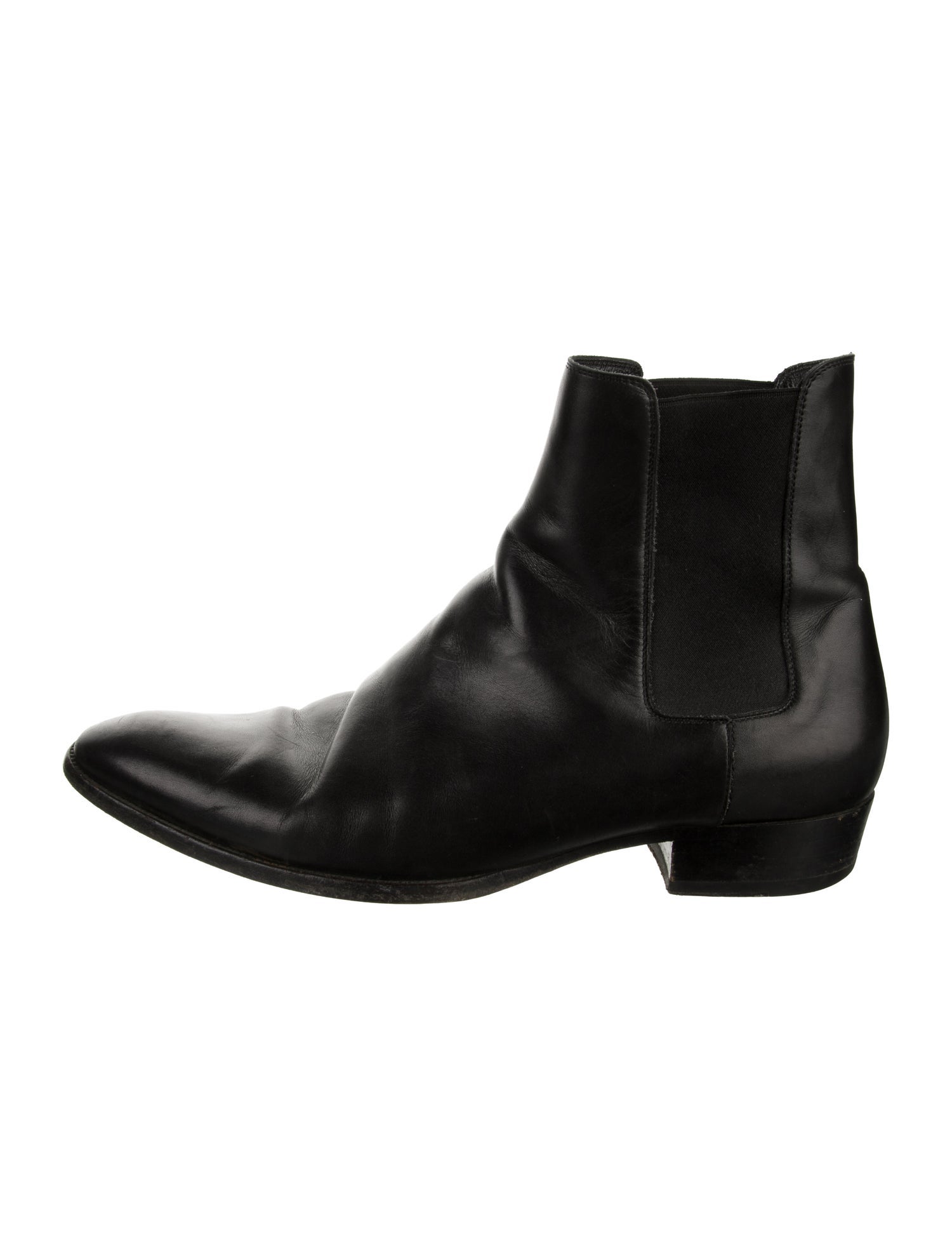 Saint Laurent Leather Chelsea Boots