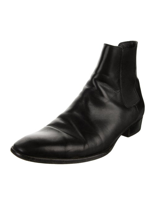 Saint Laurent Leather Chelsea Boots
