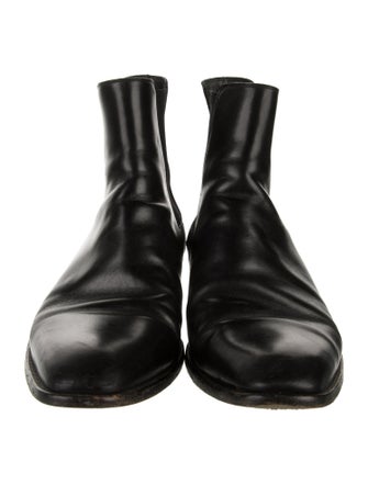 Saint Laurent Leather Chelsea Boots