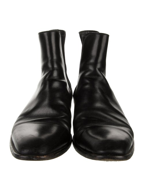 Saint Laurent Leather Chelsea Boots