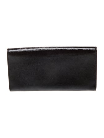 Yves Saint Laurent Rive Gauche Patent Leather Clutch