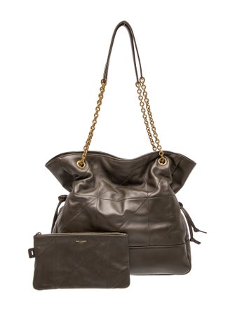 Saint Laurent Lambskin Monogram Jamie Shopping Bag Medium 2024