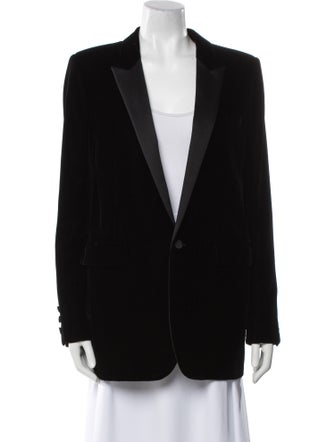 Saint Laurent 2016 Velvet Blazer