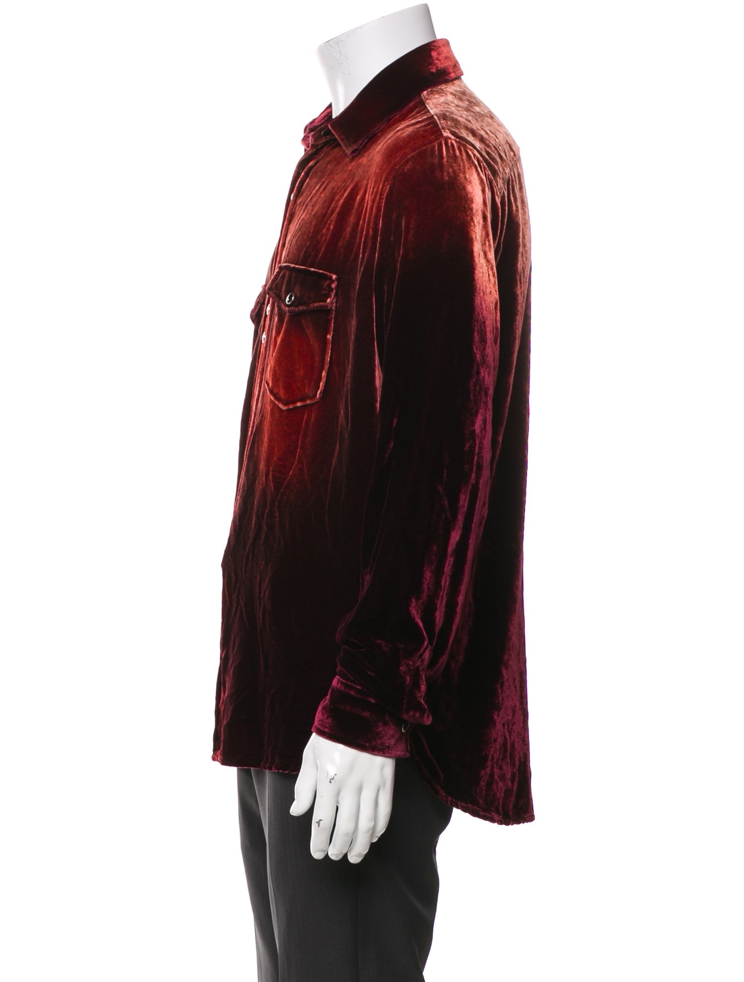 Saint Laurent 2020 Long Sleeve Western Shirt